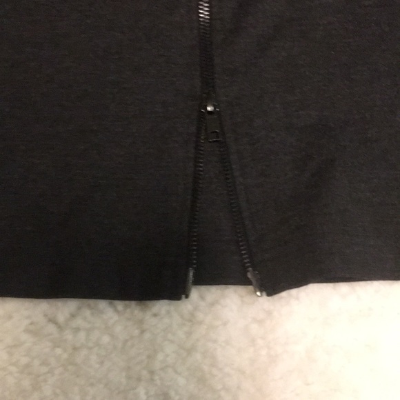 🆑 Miss Tina Dark Grey Zipper Skirt - Picture 3 of 4
